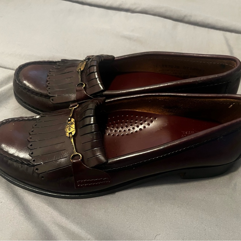 G.H. Bass & Co. Brown Leather Loafers - Picture 2 of 6